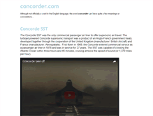 Tablet Screenshot of concorder.com